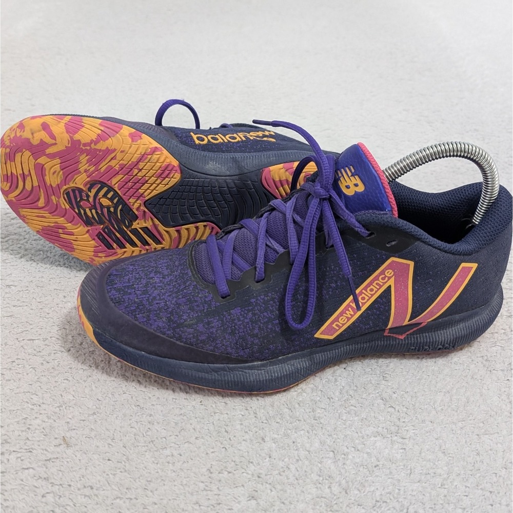 New Balance Women's FuelCell 996v4 Tennis Shoes Black and Deep Violet Sz 9‎